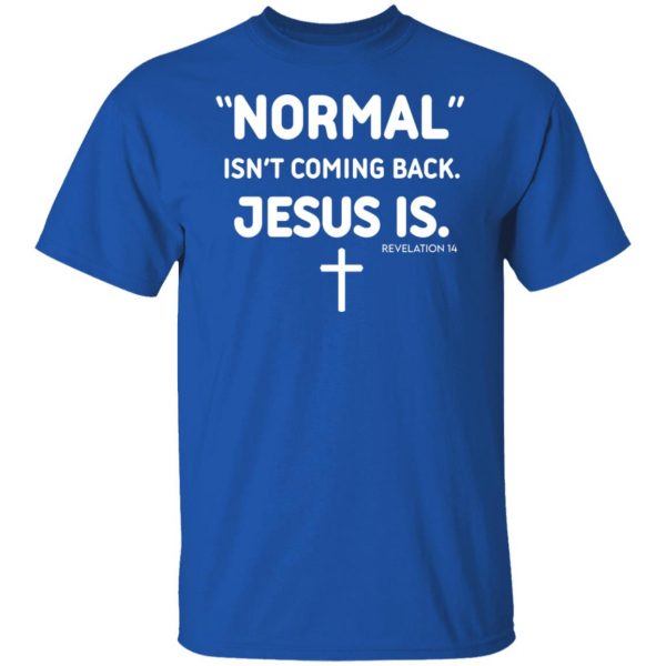 Normal Isn’t Coming Back Jesus Is Revelation 14 T-Shirts, Hoodies, Sweater Apparel 12