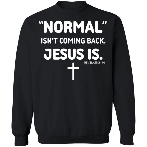 Normal Isn’t Coming Back Jesus Is Revelation 14 T-Shirts, Hoodies, Sweater Apparel 7