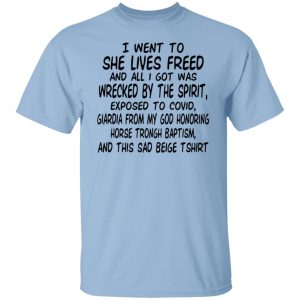 I Went To She Lives Freed And All I Got Was Wrecked By The Spirit Exposed To Covid T-Shirts, Hoodies, Sweater 18