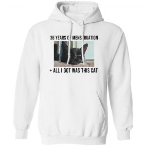 36 Years Of Menstruation All I Got Was This Cat T-Shirts, Hoodies, Sweater Apparel 2