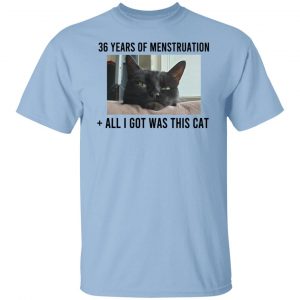 36 Years Of Menstruation All I Got Was This Cat T-Shirts, Hoodies, Sweater 18