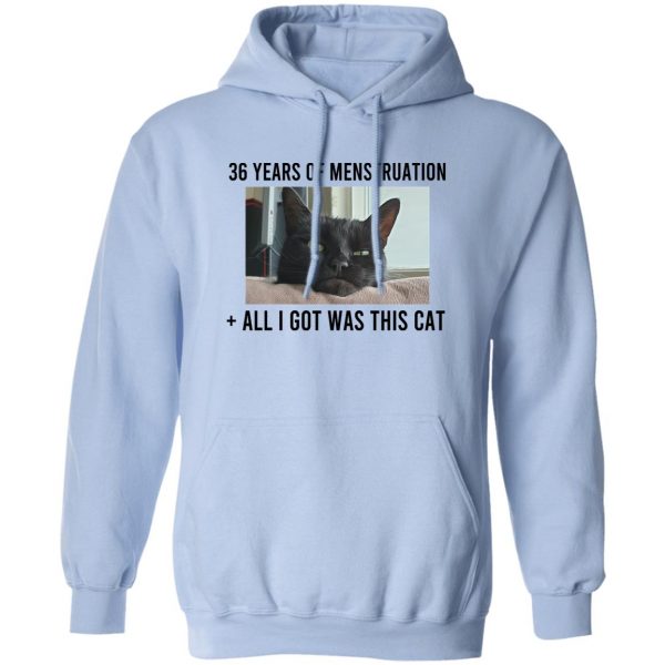 36 Years Of Menstruation All I Got Was This Cat T-Shirts, Hoodies, Sweater Apparel 5