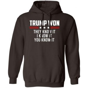 Trump Won They Know It I Know It You Know It T-Shirts, Hoodies, Sweater 14