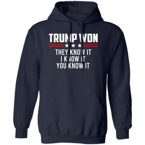 Trump Won They Know It I Know It You Know It T-Shirts, Hoodies, Sweater 13