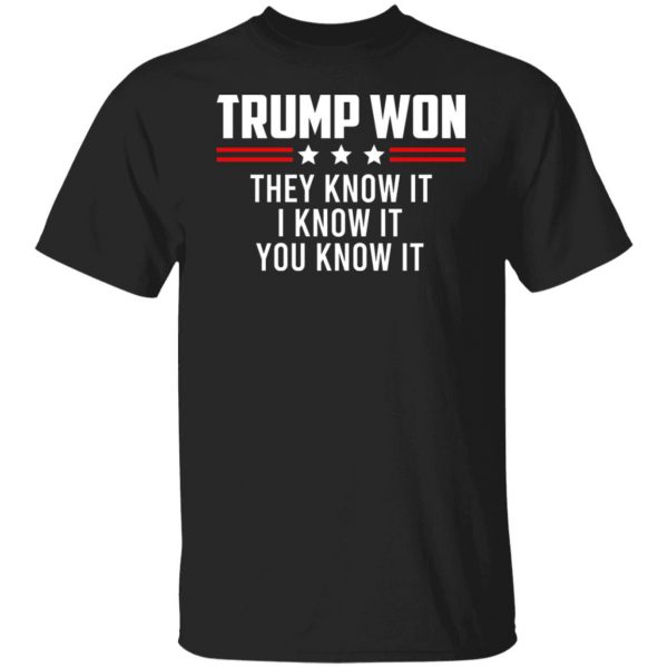 Trump Won They Know It I Know It You Know It T-Shirts, Hoodies, Sweater 7