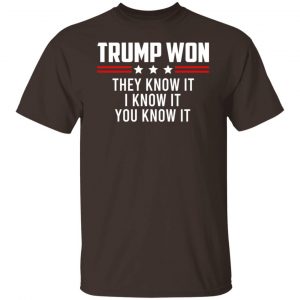 Trump Won They Know It I Know It You Know It T-Shirts, Hoodies, Sweater 19