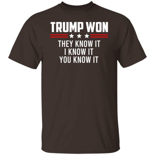 Trump Won They Know It I Know It You Know It T-Shirts, Hoodies, Sweater 8