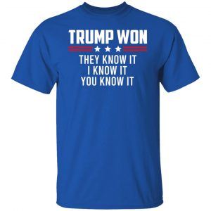 Trump Won They Know It I Know It You Know It T-Shirts, Hoodies, Sweater 21