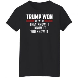 Trump Won They Know It I Know It You Know It T-Shirts, Hoodies, Sweater 22