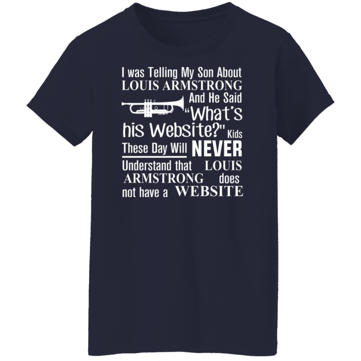 louis armstrong website shirt