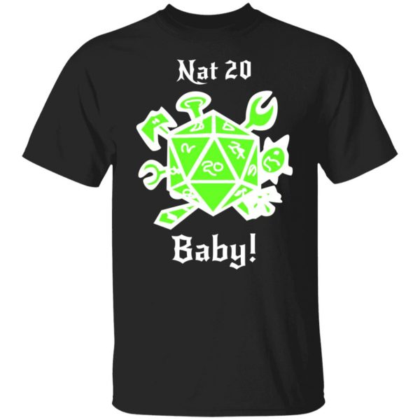 Nat 20 Baby T-Shirts, Hoodies, Sweater 3