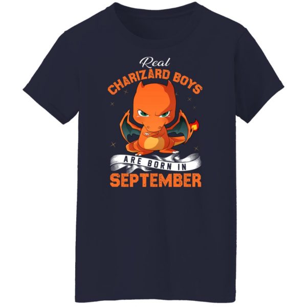 Real Charizard Boys Are Born In September T-Shirts, Hoodies, Sweater 12
