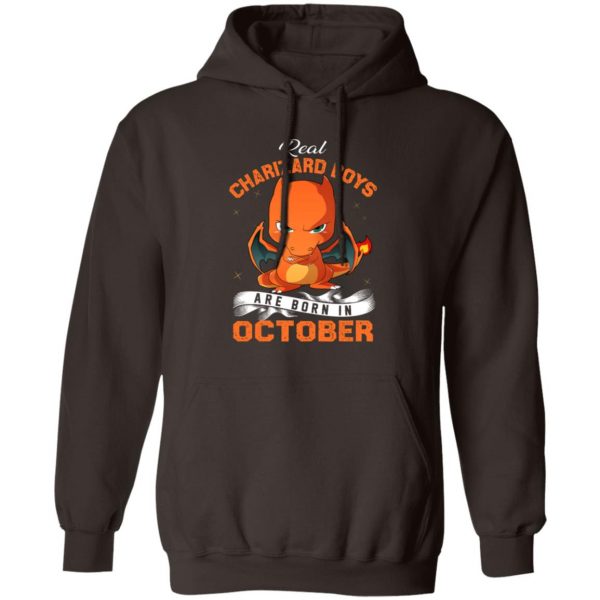 Real Charizard Boys Are Born In October T-Shirts, Hoodies, Sweater 3
