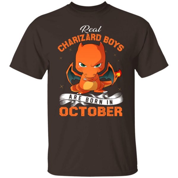 Real Charizard Boys Are Born In October T-Shirts, Hoodies, Sweater 8
