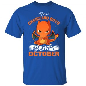 Real Charizard Boys Are Born In October T-Shirts, Hoodies, Sweater 21
