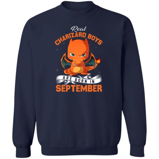 Real Charizard Boys Are Born In September T-Shirts, Hoodies, Sweater - Image 6