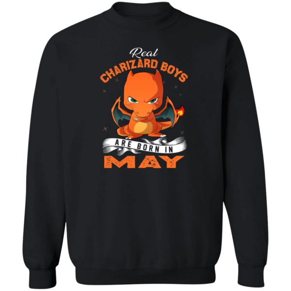 Real Charizard Boys Are Born In May T-Shirts, Hoodies, Sweater 5