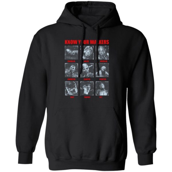 Know Your Walkers The Walking Dead T-Shirts, Hoodies, Sweater 1