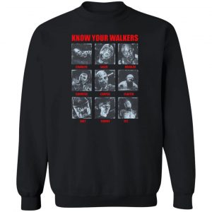 Know Your Walkers The Walking Dead T-Shirts, Hoodies, Sweater 5