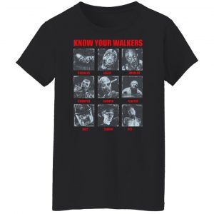 Know Your Walkers The Walking Dead T-Shirts, Hoodies, Sweater 7