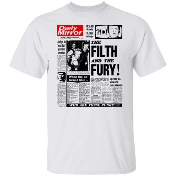 The Filth & The Fury Front Cover Picture T-Shirts, Hoodies, Sweater Apparel 10
