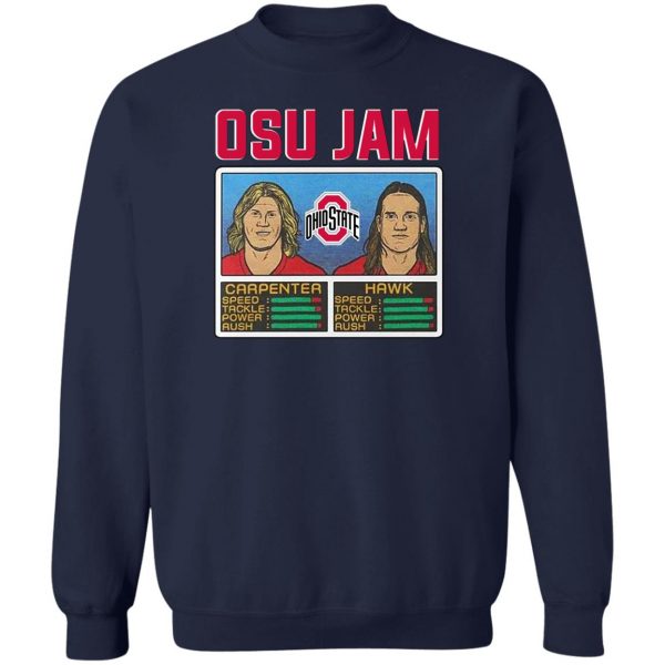 Osu Jam Ohio State Carpenter Hawk T-Shirts, Hoodies, Sweater Apparel 8