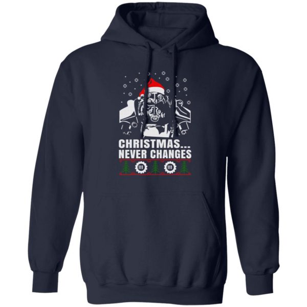 Fallout Power Armor Christmas Never Changes 111 T-Shirts, Hoodies, Sweater Apparel 4