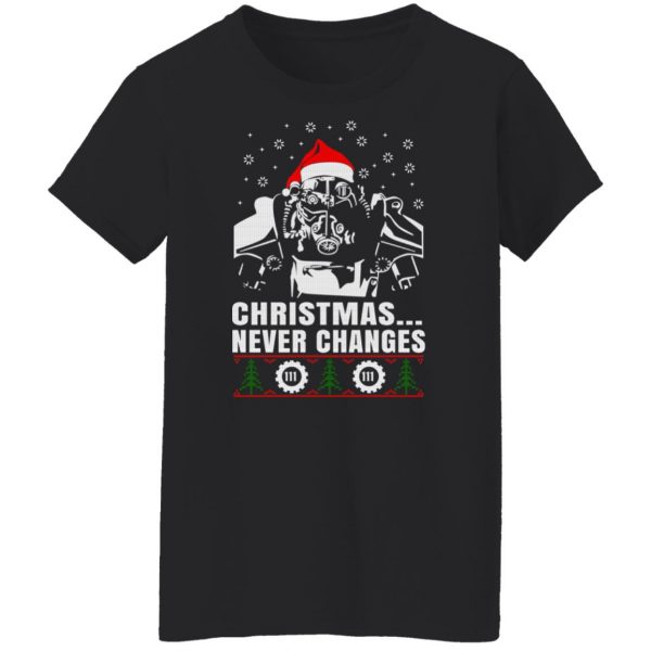 Fallout Power Armor Christmas Never Changes 111 T-Shirts, Hoodies, Sweater Apparel 13
