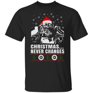 Fallout Power Armor Christmas Never Changes 111 T-Shirts, Hoodies, Sweater 6
