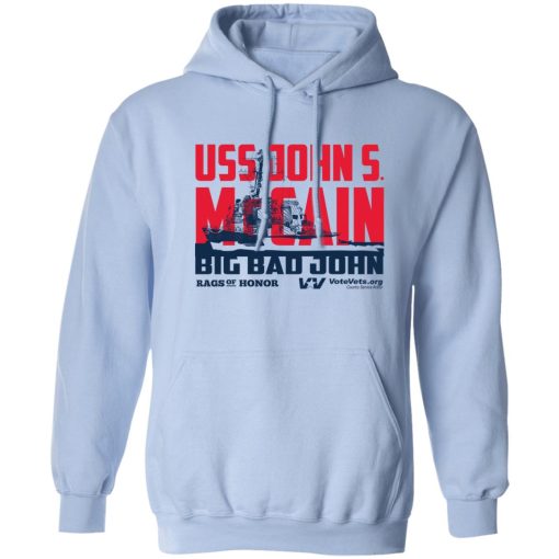 Uss John Votevets Mccain A Rags Of Honor T-Shirts, Hoodies, Sweater 3