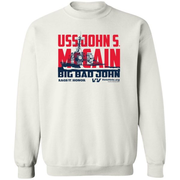 Uss John Votevets Mccain A Rags Of Honor T-Shirts, Hoodies, Sweater 5