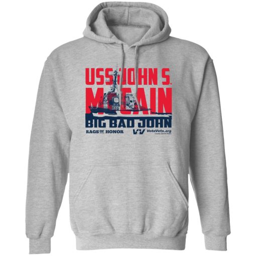 Uss John Votevets Mccain A Rags Of Honor T-Shirts, Hoodies, Sweater 1