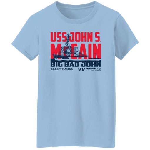 Uss John Votevets Mccain A Rags Of Honor T-Shirts, Hoodies, Sweater 10