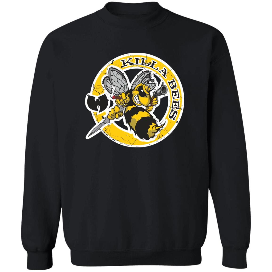 5STARFUNK Killa Bee Men's Graphic Hoodie Unisex Wutang Wu-Tang Graphic Apparel Hip Hop Streetwear Pullover Killa Bee Fashion Rap Long Sleeve Graffiti