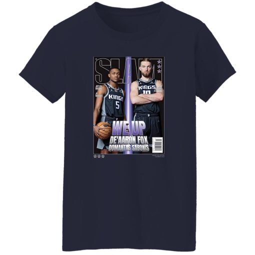 We Up De'AAron Fox Domantas Sabonis Slam T-Shirts, Hoodie, Sweater 4