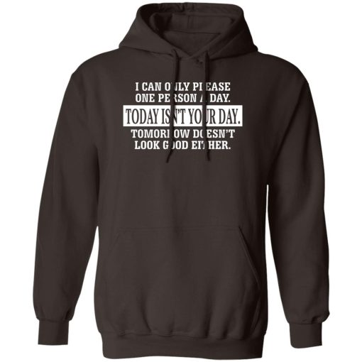 I Can Only Please One Person A Day Today Isn't Your Day Tomorrow Doesn't Lookd Good Either T-Shirts, Hoodie, Sweater - Image 3