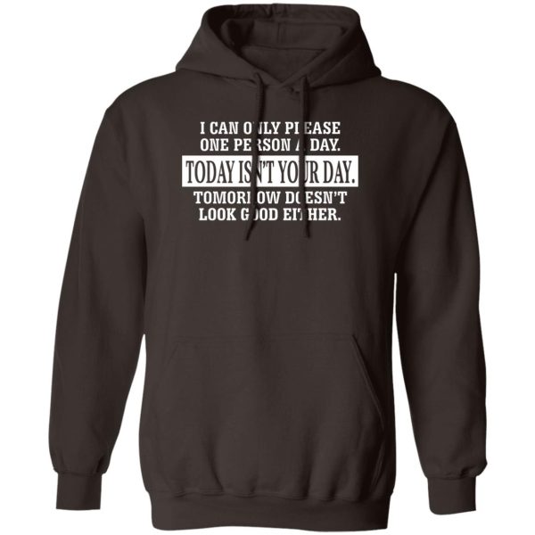I Can Only Please One Person A Day Today Isn't Your Day Tomorrow Doesn't Lookd Good Either T-Shirts, Hoodie, Sweater 3