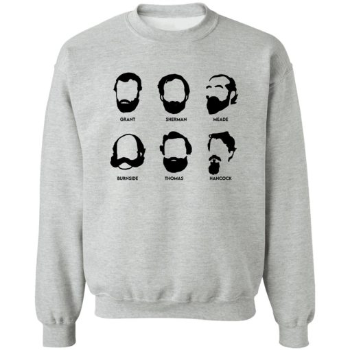 Beards And Generals Union Grant Sherman Meade Burnside Thomas Hancock T-Shirts, Hoodie, Sweatshirt 4