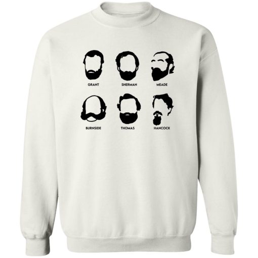 Beards And Generals Union Grant Sherman Meade Burnside Thomas Hancock T-Shirts, Hoodie, Sweatshirt - Image 5