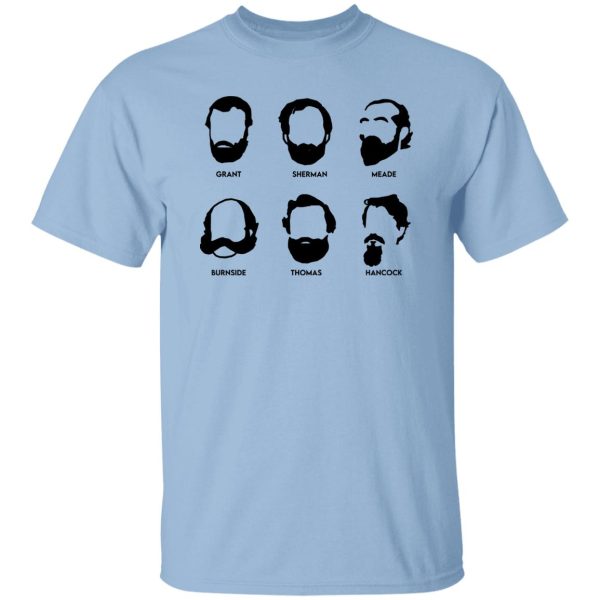Beards And Generals Union Grant Sherman Meade Burnside Thomas Hancock T-Shirts, Hoodie, Sweatshirt Apparel 9