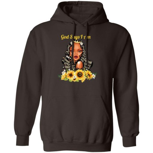 God Say I Am Black Girls Black Women T-Shirts, Hoodie, Sweatshirt - Image 2