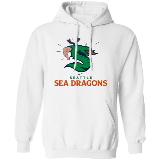 Seattle Sea Dragons Roster XFL Football Logo T-Shirts, Hoodie, Sweatshirt - Image 2