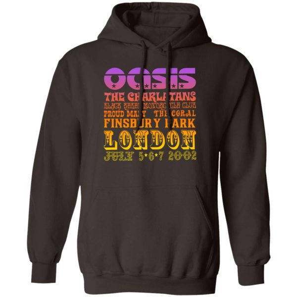 Oasis The Charlatans Black Rebel Motorcycle Club T-Shirts, Hoodie, Sweatshirt Apparel 6