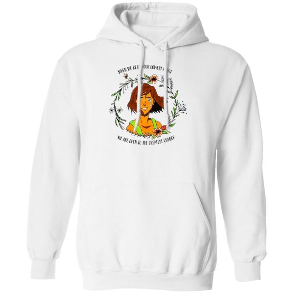 The Legend of Korra Floral Quote When We Reach Our Lowest Point We Are Open To The Greatest Change T-Shirts, Hoodie, Sweatshirt Apparel 4