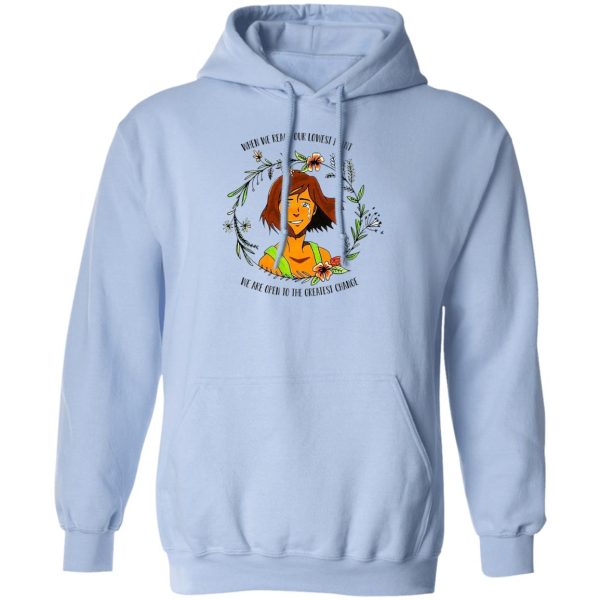 The Legend of Korra Floral Quote When We Reach Our Lowest Point We Are Open To The Greatest Change T-Shirts, Hoodie, Sweatshirt Apparel 5