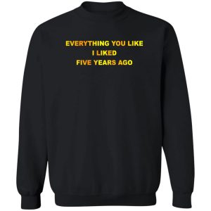 Everything You Like I Liked Five Years Ago T-Shirts, Hoodie, Sweatshirt 16