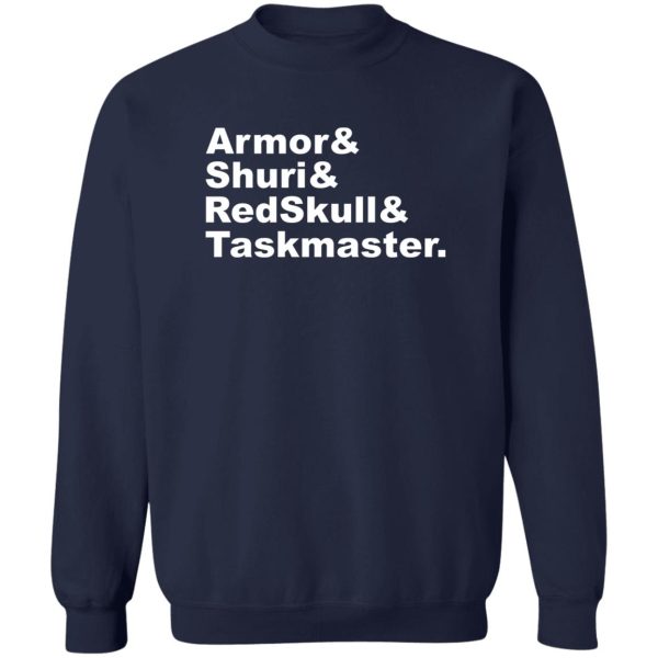 Armor & Shuri & Redskull & Taskmaster T-Shirts. Hoodies. Sweatshirt 6