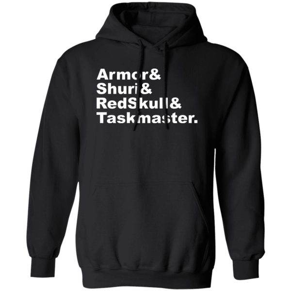 Armor & Shuri & Redskull & Taskmaster T-Shirts. Hoodies. Sweatshirt 1