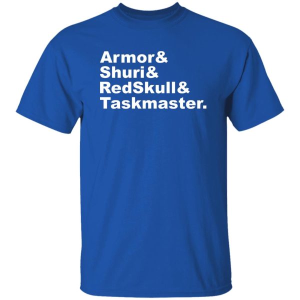 Armor & Shuri & Redskull & Taskmaster T-Shirts. Hoodies. Sweatshirt 9