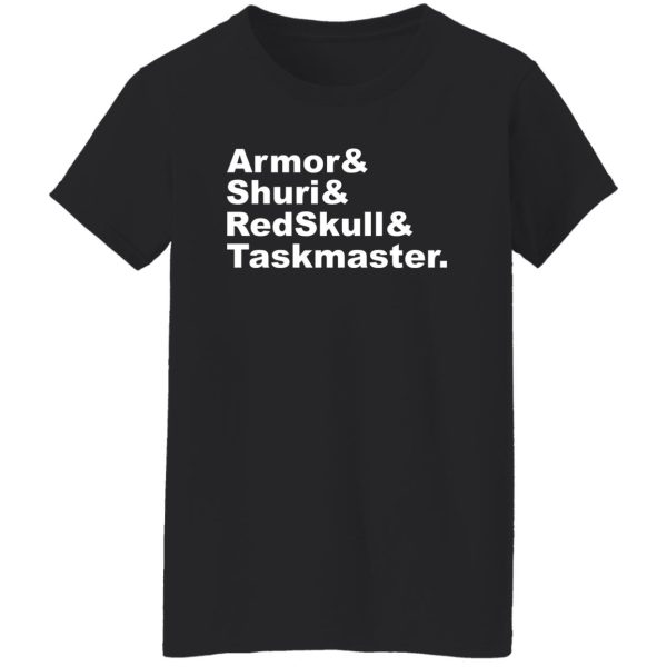 Armor & Shuri & Redskull & Taskmaster T-Shirts. Hoodies. Sweatshirt 11